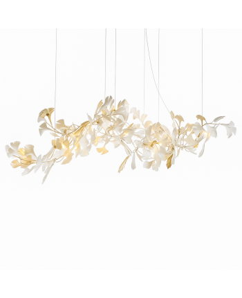 CORP DE ILUMINAT PE FIR FLORALIS L200-8D AURIU + ALB