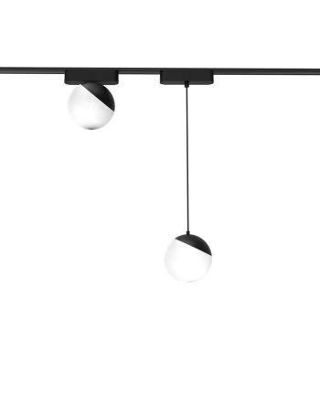 REFLECTOR PENDUL SFERA BL-10W NEGRU+ALB 3000K - MAGNETIC ULTRA SLIM