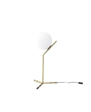 VEIOZA IDENTITY TALL 20CM AURIU - GLOB STICLA ALBA