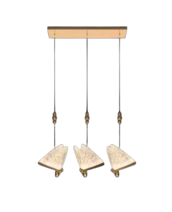 CORP DE ILUMINAT PE FIR BUTTERFLY L3 TRANSPARENT + AURIU