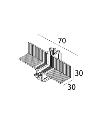 CONECTOR DE COLT INCASTRAT B(90° VERTICAL) SINA INCASTRATA B - TITAN MAGNETIC 5MM
