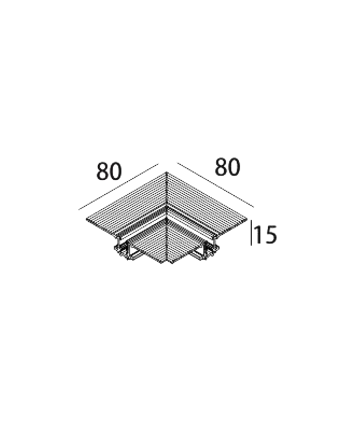 CONECTOR DE COLT INCASTRAT B(90*ORIZONTAL) SINA INCASTRATA B - TITAN MAGNETIC 5MM