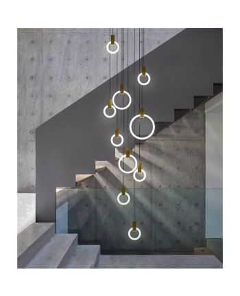 CORP DE ILUMINAT PE FIR LOOP X10 AURIU+ALB