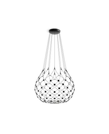 CORP DE ILUMINAT PE FIR LUGARO DIA 60CM NEGRU