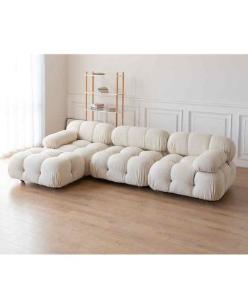 CANAPEA MODULARA MARGO 270 CM ALB