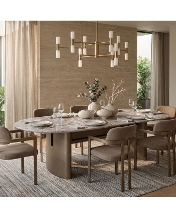 MASA DINING EPOQUE - BLAT MARMURA ELEPHANT WHITE