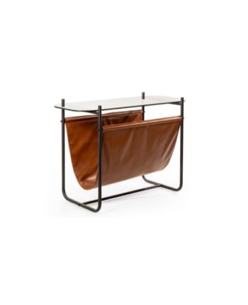 MASA DE CAFEA NEO 86 CM - BLAT STICLA FUMURIE + NUC