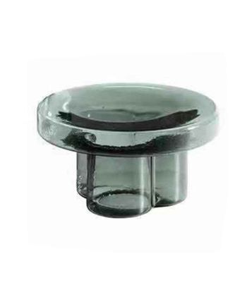 MASA DE CAFEA VICENZA 55 CM / STICLA VERDE