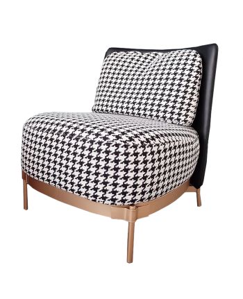 FOTOLIU MIMA TEXTIL ZIG-ZAG NEGRU + MICRO-PIELE NEAGRA
