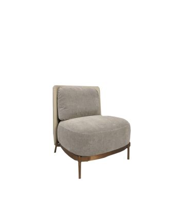 FOTOLIU MIMA TEXTIL GRI DESCHIS + MICRO-PIELE BEJ