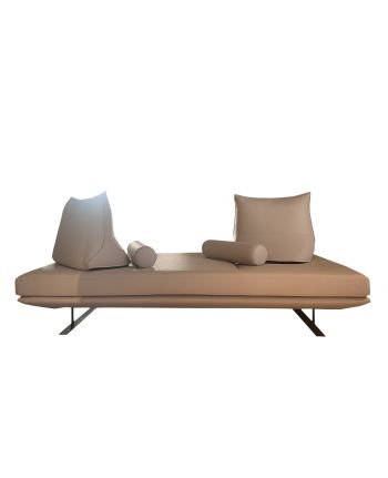 CANAPEA NANCY 220 CM MICRO-PIELE CREM