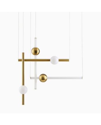 CORP DE ILUMINAT PE FIR ORTOS 4X AURIU