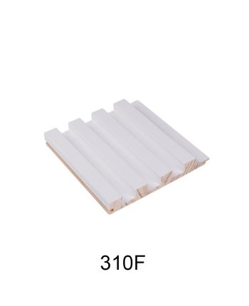 PANOU DECORATIV RIFLAJ LEMN G07 / 15X300CM / ALB 310F