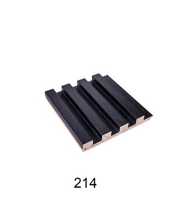 PANOU DECORATIV RIFLAJ LEMN G07 / 15X300CM / NEGRU WENGE 214