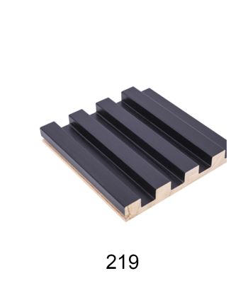 PANOU DECORATIV RIFLAJ LEMN G07 / 15X280CM / 219 NEGRU