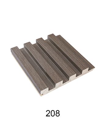 PANOU DECORATIV RIFLAJ LEMN G07 / 15X300CM / CAFENIU 208