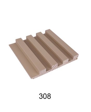 PANOU DECORATIV RIFLAJ LEMN G07 / 15X300CM / CREM 308