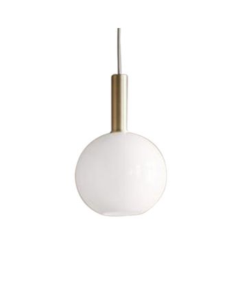 CORP DE ILUMINAT PE FIR PICO B AURIU - STICLA ALBA