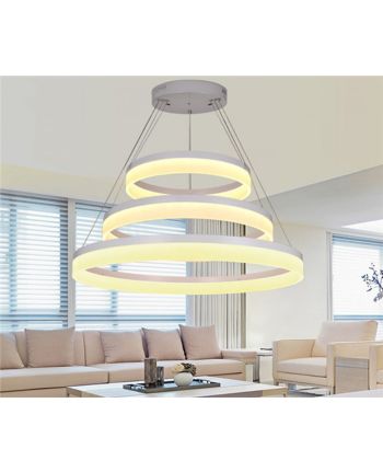 CORP DE ILUMINAT PE FIR RING LIGHT 3 ARGINTIU