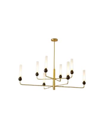 CORP DE ILUMINAT PE FIR SCALA DIA 120 CM AURIU + NEGRU