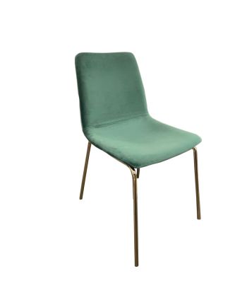 SCAUN DINING FOREST TAPITAT VERDE / PICIOR AURIU