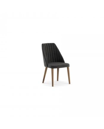 SCAUN DINING NEO TAPITAT GRI / PICIOR LEMN