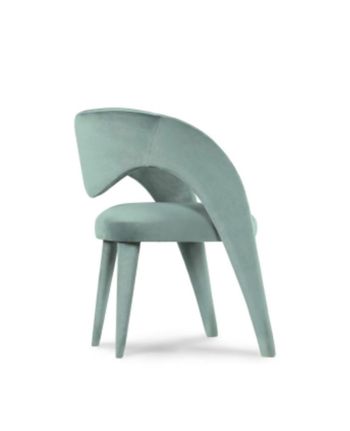 SCAUN DINING FENIX TAPITAT VERDE-PAL CATIFELAT CC-62