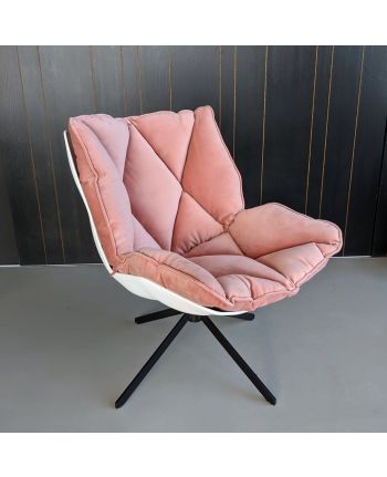 SCAUN PREMIUM BUBBLE PERNA ROZ / ALB+NEGRU