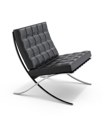 FOTOLIU 8001-N PIELE NATURALA NEAGRA + METAL CROMAT