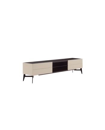 COMODA TV SERENA 200 CM BLAT CERAMIC / MDF FURNIR BEJ