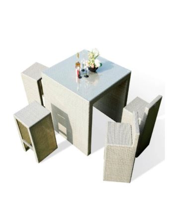 SET MASA + SCAUNE DE BAR DE EXTERIOR TX-500