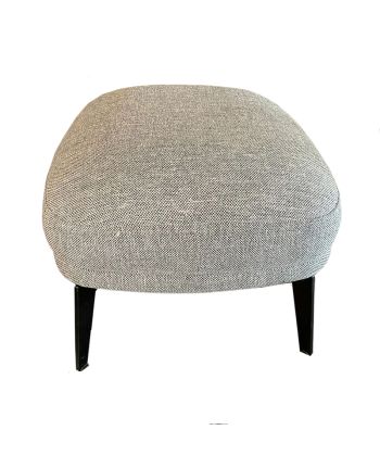 TABURET TAPITAT SETTE 65 CM / GRI CU NEGRU