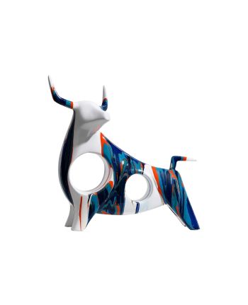 STATUETA DECORATIVA BULL MULTICOLOR