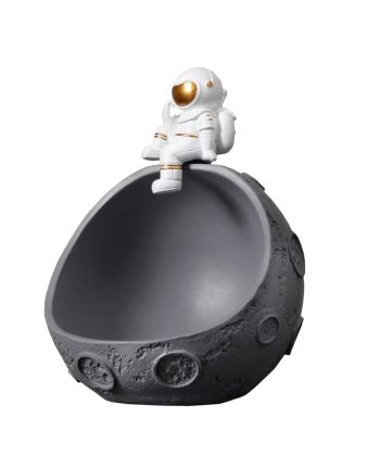 STATUETA DECORATIVA CU BOL PENTRU DEPOZITARE ASTRONAUT