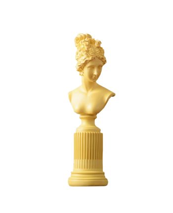 STATUETA DECORATIVA VENUS GALBEN