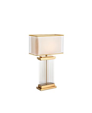 VEIOZA T1805 ABAJUR ALB / ALAMA + STICLA TRANSPARENTA