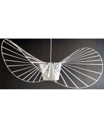 CORP DE ILUMINAT PE FIR TRIVIAL dia 80 cm Alb