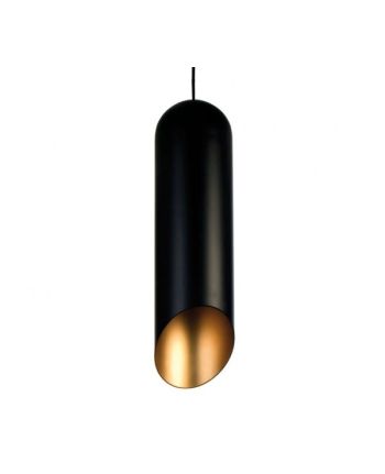 CORP DE ILUMINAT PE FIR TUBE NEGRU - INTERIOR AURIU