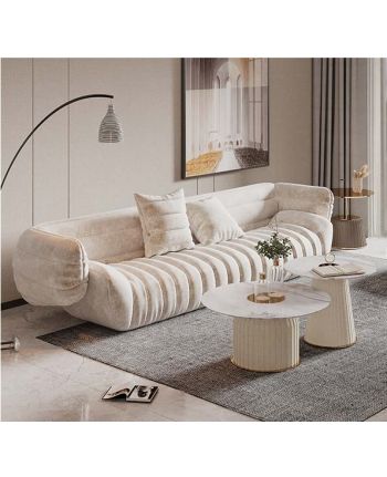 CANAPEA BROOKLIN 4S 284 CM CREM CATIFELAT