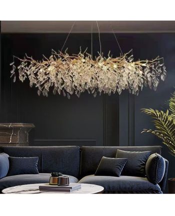 CANDELABRU VANITY L 180 CM AURIU + STICLA TRANSPARENTA