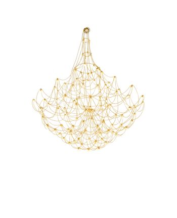 CORP DE ILUMINAT PE FIR VELORIA DIA 100CM AURIU