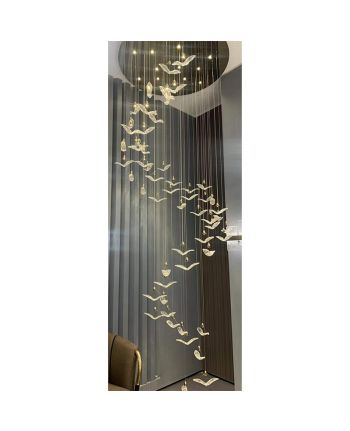 CORP DE ILUMINAT PE FIR VERDINO R40  - AURIU + TRANSPARENT