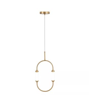CORP DE ILUMINAT PE FIR VESPER 40 CM - AURIU + ALB