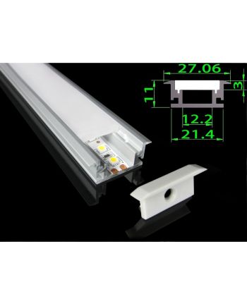 PROFIL ALUMINIU LL033 PENTRU LED / 3 ML
